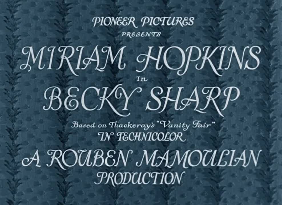 Thumbnail image for Becky Sharp 1935