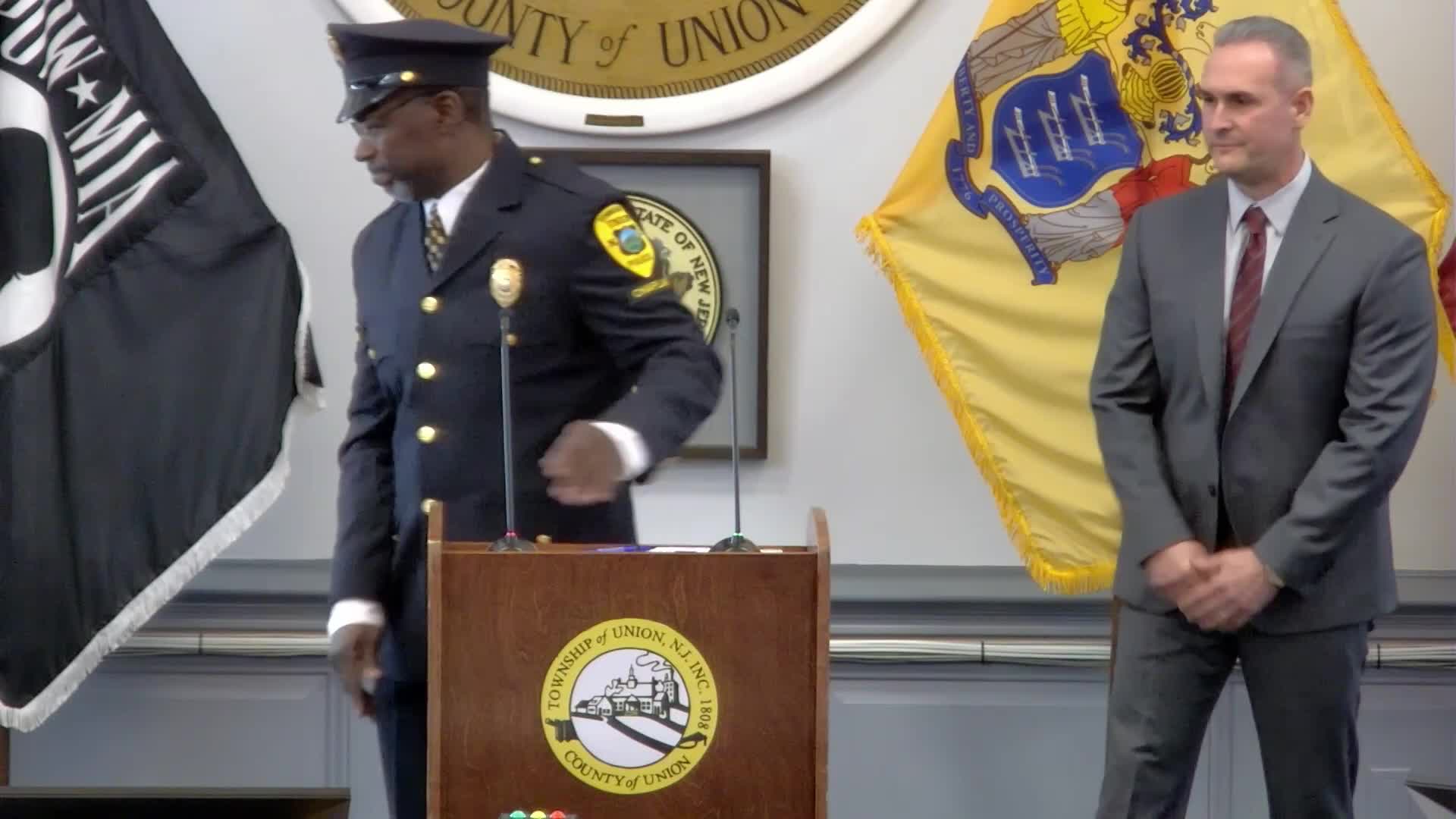 Thumbnail image for Twp of Union Police Promotional Ceremony February 2024